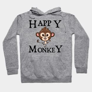 Happy Monkey Hoodie